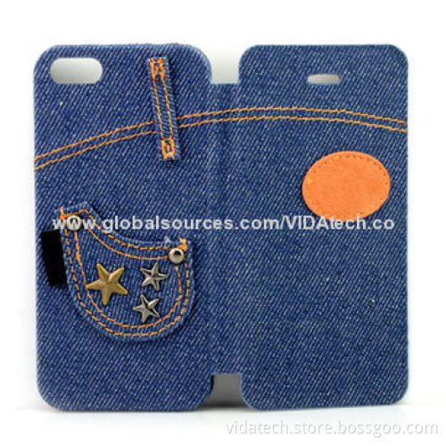 Jeans Leather Case for iPhone 5/5S, Manufacturer